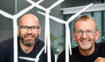 René Bundgaard og Jørn Chrucow Sørensen fra Vestas har fokus på efteruddannelse hos VUC